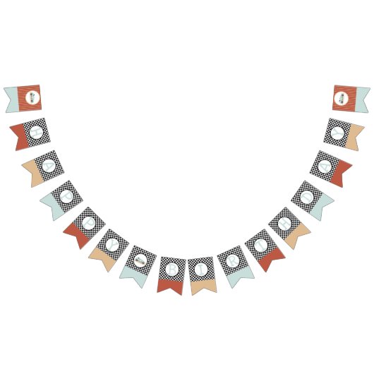 Retro-Car-Thema Erwachsen von zwei schnellen Jagdf Wimpelkette (Alle)