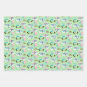 Retro Caravan Camping Niedlich P Geschenkpapier Set (Vorderseite 3)