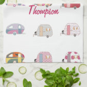 Retro Caravan Eigentümer Küchentücher (Gefaltet)