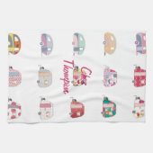 Retro Caravan Eigentümer Küchentücher (Horizontal)