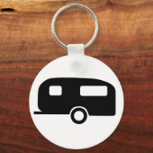 Retro Caravan Schlüsselanhänger (Vorderseite)