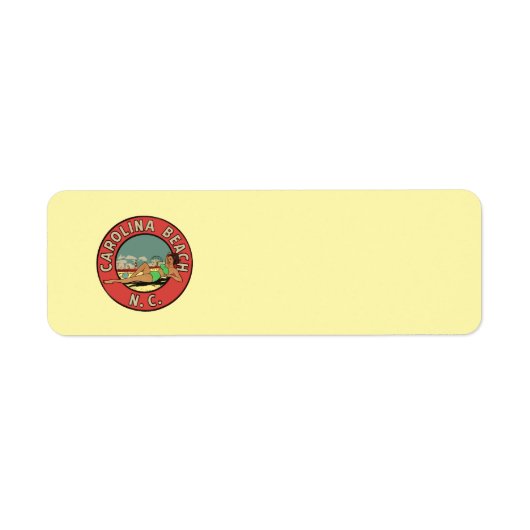 Retro Carolina Beach Rundel (Vorne)