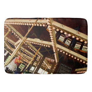 Retro Carousel Badematte