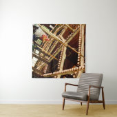 Retro Carousel Rooster Wandteppich (Beispiel (Horizontal))