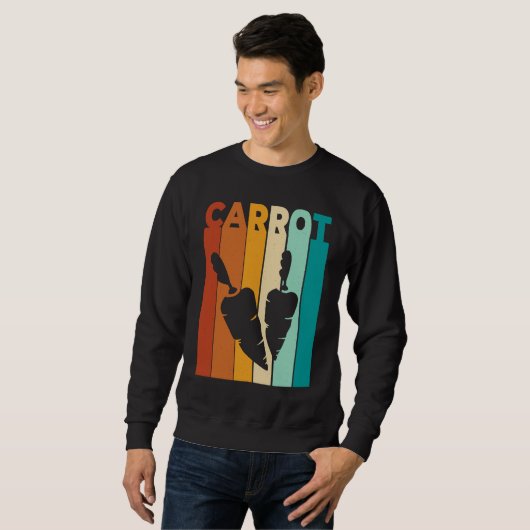 Retro Carrot Sweatshirt (Vorne ganz)