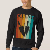 Retro Carrot Sweatshirt (Vorderseite)