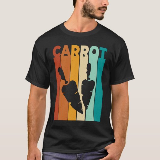 Retro Carrot T-Shirt (Vorderseite)