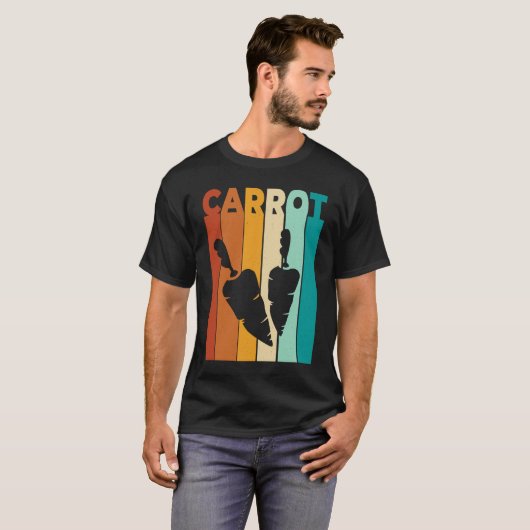 Retro Carrot T-Shirt (Vorne ganz)