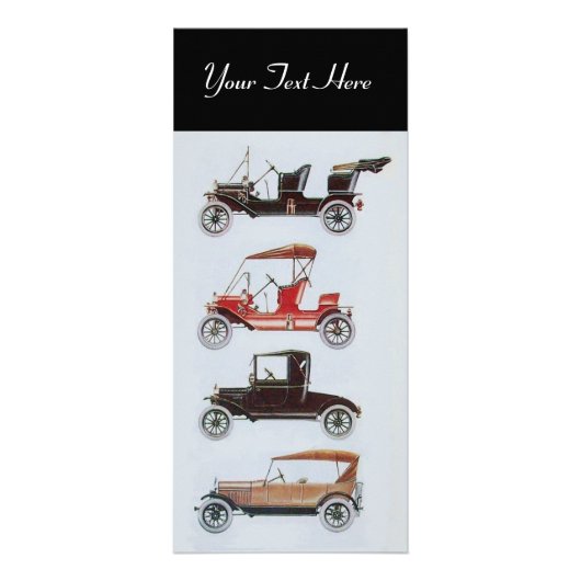 RETRO CARS 2 - Auto-Reparaturwagen Werbekarte (Vorne)