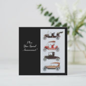 RETRO CARS 2 , AUTO-RESTORATION , blau-weiß Ankündigung (Stehend Vorderseite)