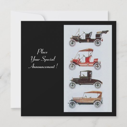 RETRO CARS 2 , AUTO-RESTORATION , blau-weiß Ankündigung (Vorderseite)