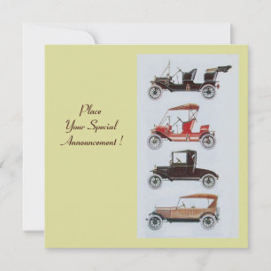 RETRO CARS 2 AUTO RESTORATION Gelb braun Ankündigung