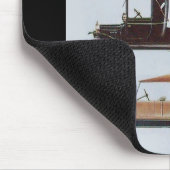 RETRO CARS 2 , AUTO RESTORATION Graurot Mousepad (Ecke)