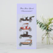 RETRO CARS 2 , AUTO-WIEDERHERSTELLUNG , blau Ankündigung (Stehend Vorderseite)