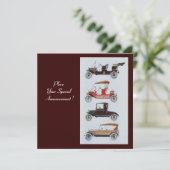 RETRO CARS 2 , AUTO-WIEDERHERSTELLUNG , blau-braun Ankündigung (Stehend Vorderseite)