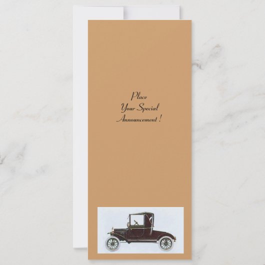 RETRO CARS 2 , AUTO-WIEDERHERSTELLUNG , braun weiß Ankündigung (Rückseite)