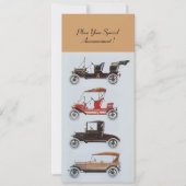 RETRO CARS 2 , AUTO-WIEDERHERSTELLUNG , braun weiß Ankündigung (Vorderseite)