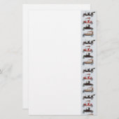 RETRO CARS 2 , AUTO-WIEDERHERSTELLUNG in Grauweiß Briefpapier (Vorne/Hinten)