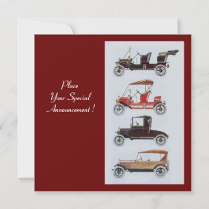 RETRO CARS 2 , AUTO-WIEDERHERSTELLUNG in Schwarz Ankündigung