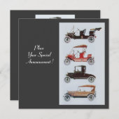 RETRO CARS 2 , AUTO-WIEDERHERSTELLUNG , Rot-Weiß Ankündigung (Vorne/Hinten)