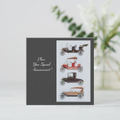 RETRO CARS 2 , AUTO-WIEDERHERSTELLUNG , Rot-Weiß Ankündigung (Stehend Vorderseite)