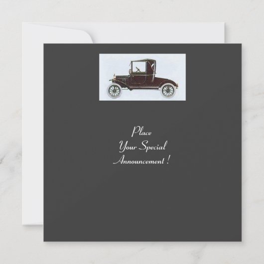 RETRO CARS 2 , AUTO-WIEDERHERSTELLUNG , Rot-Weiß Ankündigung (Rückseite)