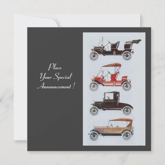 RETRO CARS 2 , AUTO-WIEDERHERSTELLUNG , Rot-Weiß Ankündigung (Vorderseite)