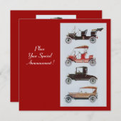 RETRO CARS 2 , AUTO-WIEDERHERSTELLUNG , Schwarz Ankündigung (Vorne/Hinten)