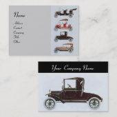 RETRO CARS 2 - Reparatur von Auto, Automobil Visitenkarte (Vorne/Hinten)