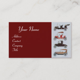 RETRO CARS 2 - Reparatur von Auto, Automobil Visitenkarte