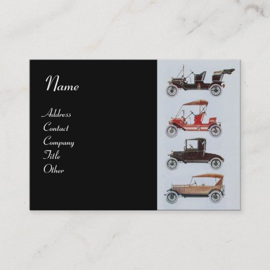 RETRO CARS 2 - Reparatur von Auto, Automobil Visitenkarte (Vorderseite)