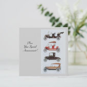 RETRO CARS 2 , RESTORATION DES AUTO, blau-weiß Ankündigung (Stehend Vorderseite)