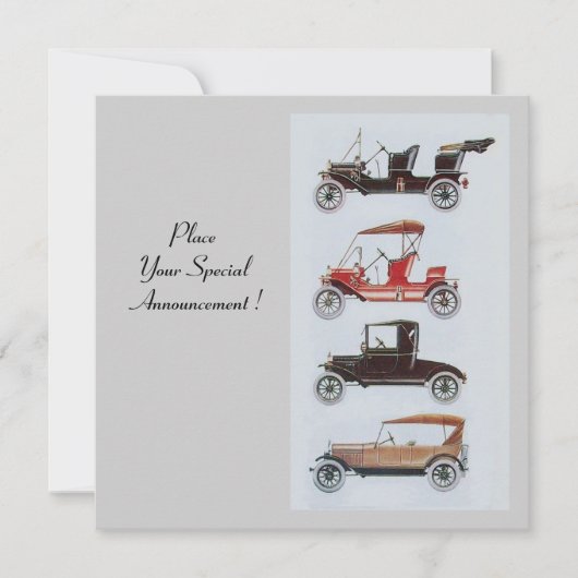 RETRO CARS 2 , RESTORATION DES AUTO, blau-weiß Ankündigung (Vorderseite)