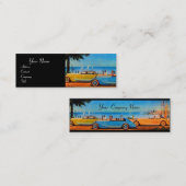 RETRO CARS - Auto-Reparaturwagen Mini Visitenkarte (Vorne/Hinten)