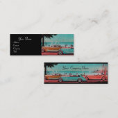 RETRO CARS - Auto-Reparaturwagen Mini Visitenkarte (Vorne/Hinten)