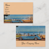 RETRO CARS - Auto-Reparaturwagen Visitenkarte (Vorne/Hinten)