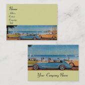 RETRO CARS - Auto-Reparaturwagen Visitenkarte (Vorne/Hinten)