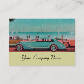 RETRO CARS - Auto-Reparaturwagen Visitenkarte (Rückseite)