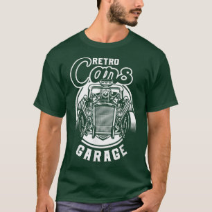 Retro Cars Garage Classic Altes amerikanisches Aut T-Shirt