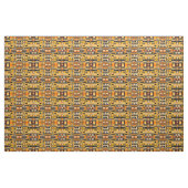 Retro Cars Geometric Mustard Mid Century Stoff (Yard (91,4 cm))