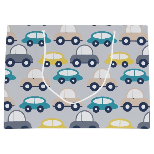 Retro Cars Große Geschenktüte (Vorderseite)