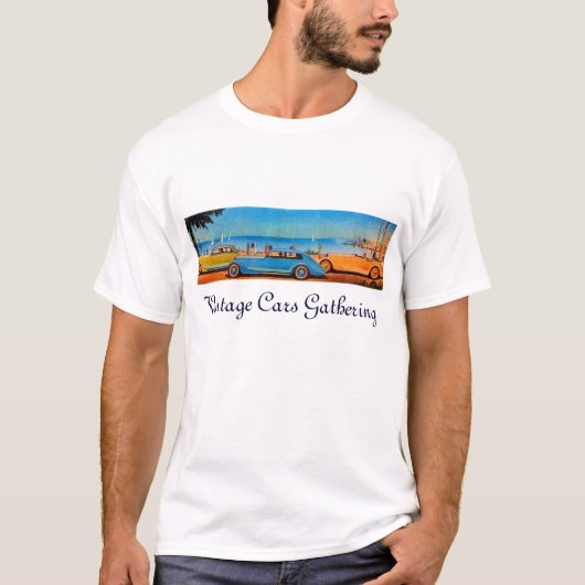 RETRO CARS / Vintage Cars Ansammlung T-Shirt (Vorderseite)
