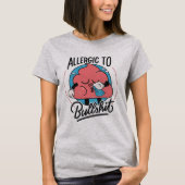 Retro-Cartoon Antisoziales Kack T-Shirt (Vorderseite)