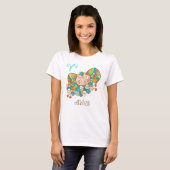 Retro Cartoon Aries T-Shirt (Vorne ganz)