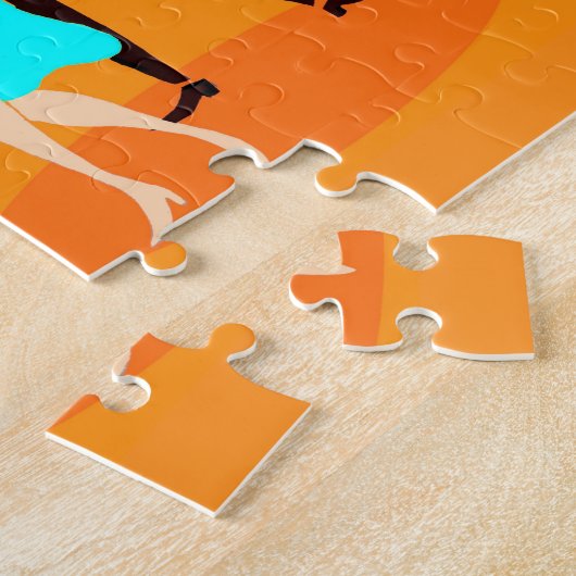 Retro Cartoon Cocktail Party Jigsaw Puzzle (Seite)