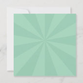 Retro Cartoon Design frohe Weihnachtsübersicht Einladung (Rückseite)