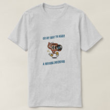 Retro-Cartoon-Falsche-Entscheidungen-Ästhetik-T-Sh