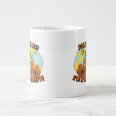 Retro Cartoon - Folge mir! Ich bin Geologe! Jumbo-Tasse (Vorderseite)