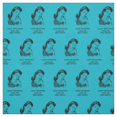 Retro Cartoon-Frauen-Gericht, das über lustiges Stoff (Muster)