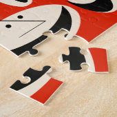 Retro-Cartoon gegenüber Musterpuzzle Puzzle (Seite)